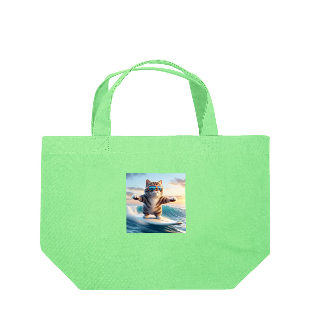 Creation CATの波乗りCAT Lunch Tote Bag
