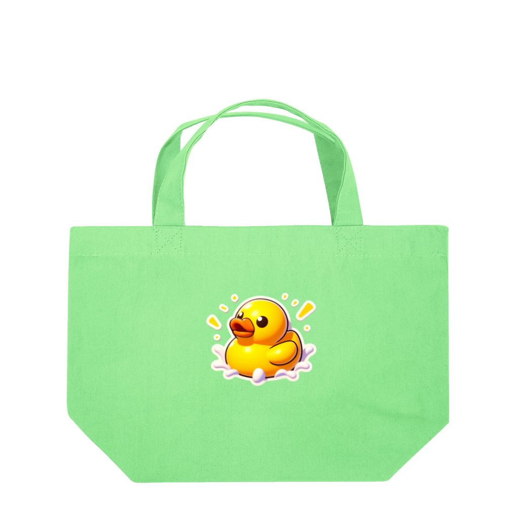 終わらない夢🌈の可愛い黄色いアヒル😍 Lunch Tote Bag