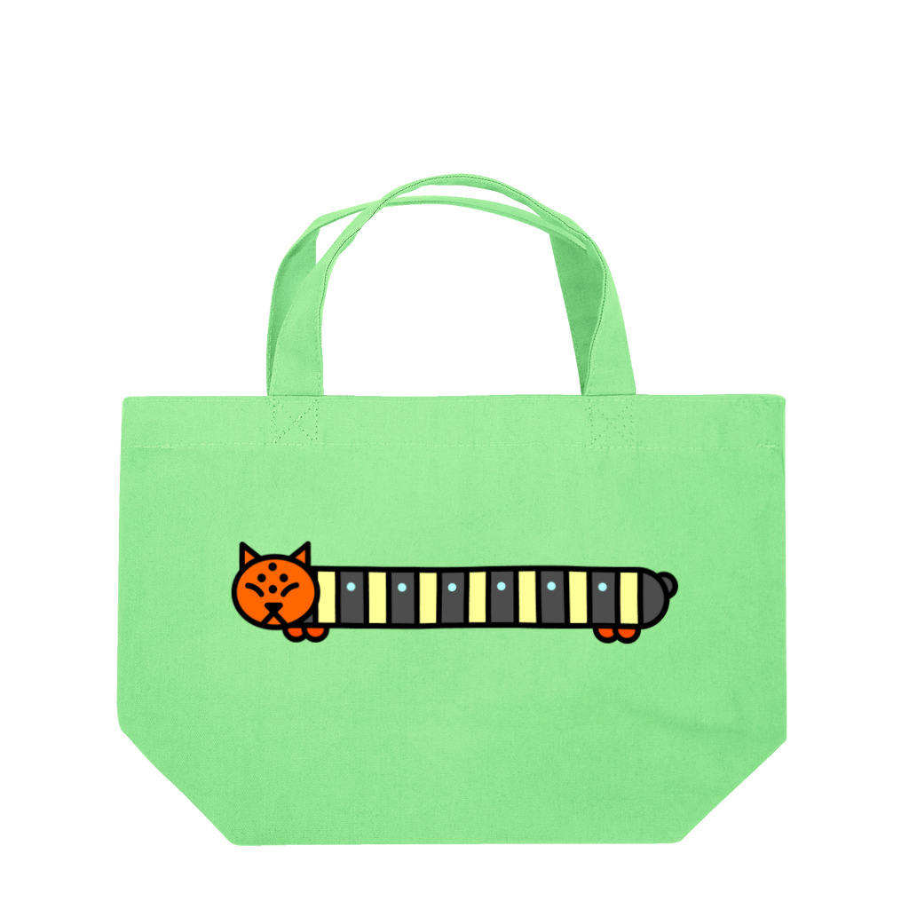 旦那芸術のＣＡＴピラーズ　アオバセセリ Lunch Tote Bag