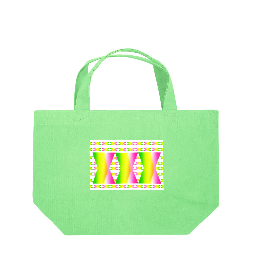 ✨🌈✨ユラクラカン🇯🇵 ✨🌈✨の🌸春色虹グラス🌈 Lunch Tote Bag