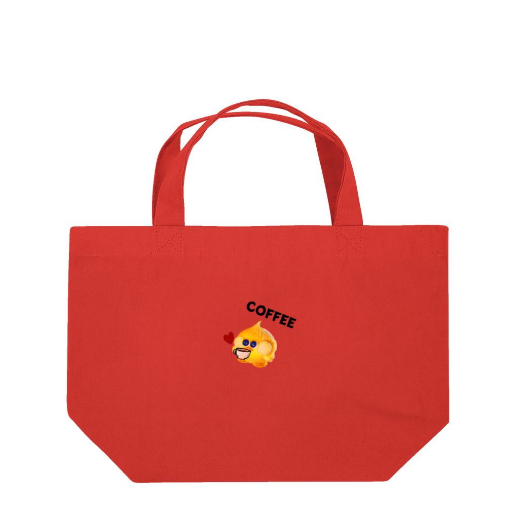 SquareHeadFactoryのMaru　CoffeeTime Lunch Tote Bag