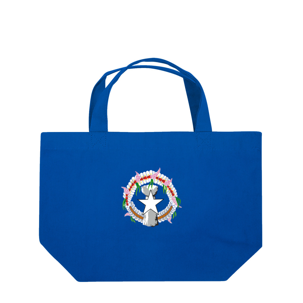 お絵かき屋さんの北マリアナ諸島の旗 Lunch Tote Bag