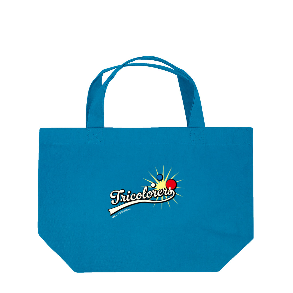 シロクマデザインのボッチャチーム　Tricolorers ロゴアイテム ランチトートバッグ