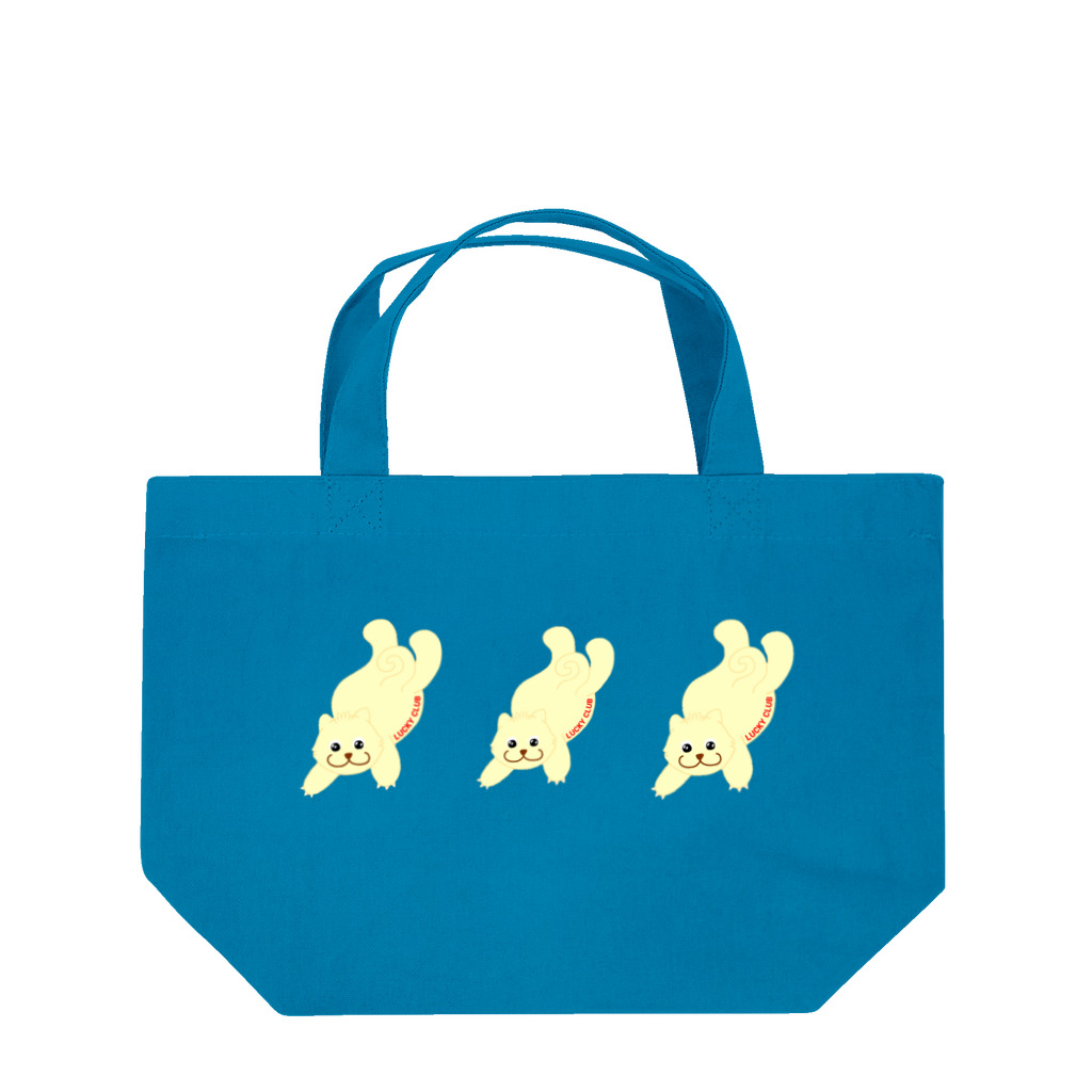 LUCKY CLUBの寝そべりラッキーちゃん Lunch Tote Bag