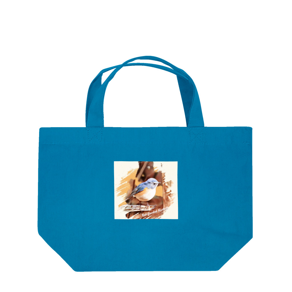 jun-hoshiのルリビタキ ♂ Lunch Tote Bag