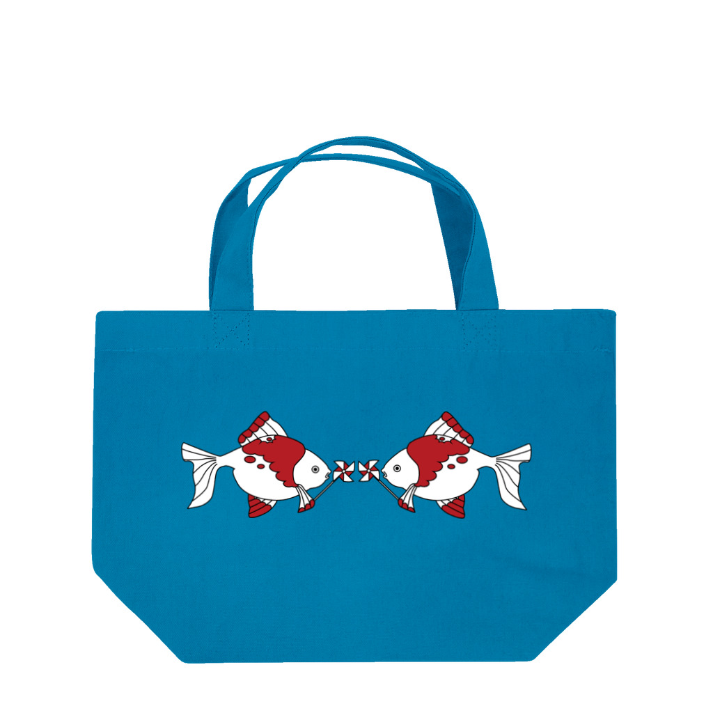 Amiの風車白金魚 Lunch Tote Bag