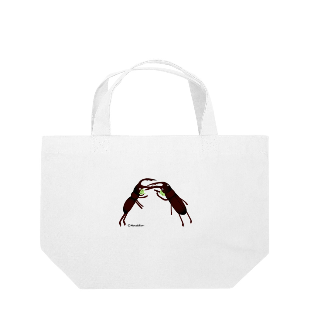 Illustrator Moca&Ram shopのクワレス Lunch Tote Bag