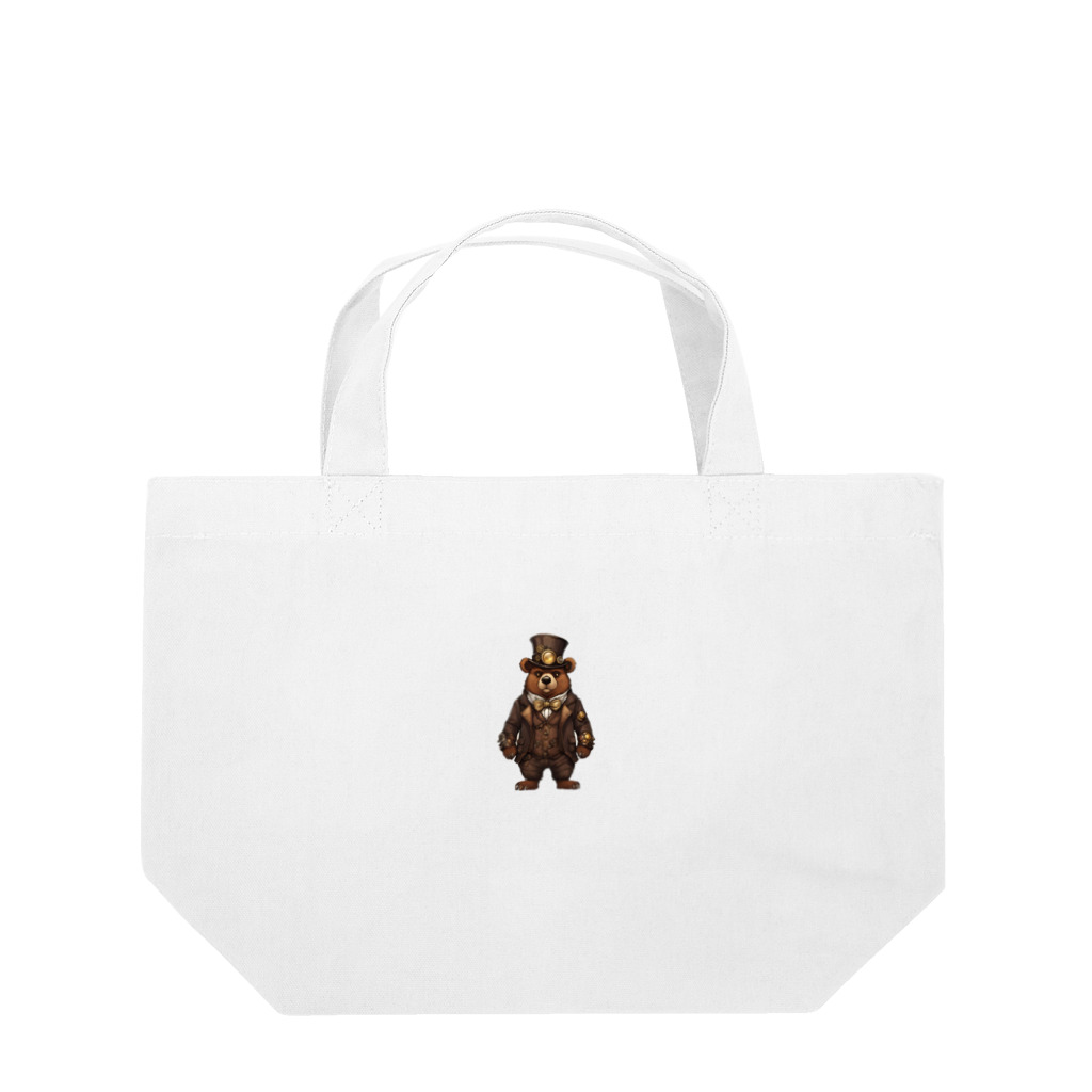 Hanakumafactoryの熊男爵 Lunch Tote Bag