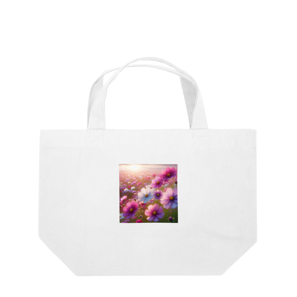 終わらない夢🌈の美しいコスモス💞 Lunch Tote Bag