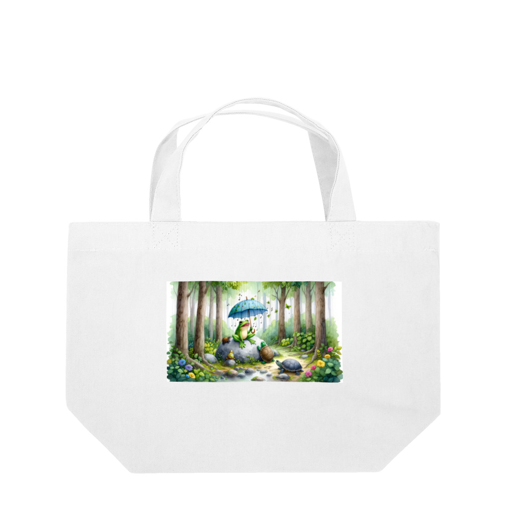 とかげの恵みの雨 Lunch Tote Bag