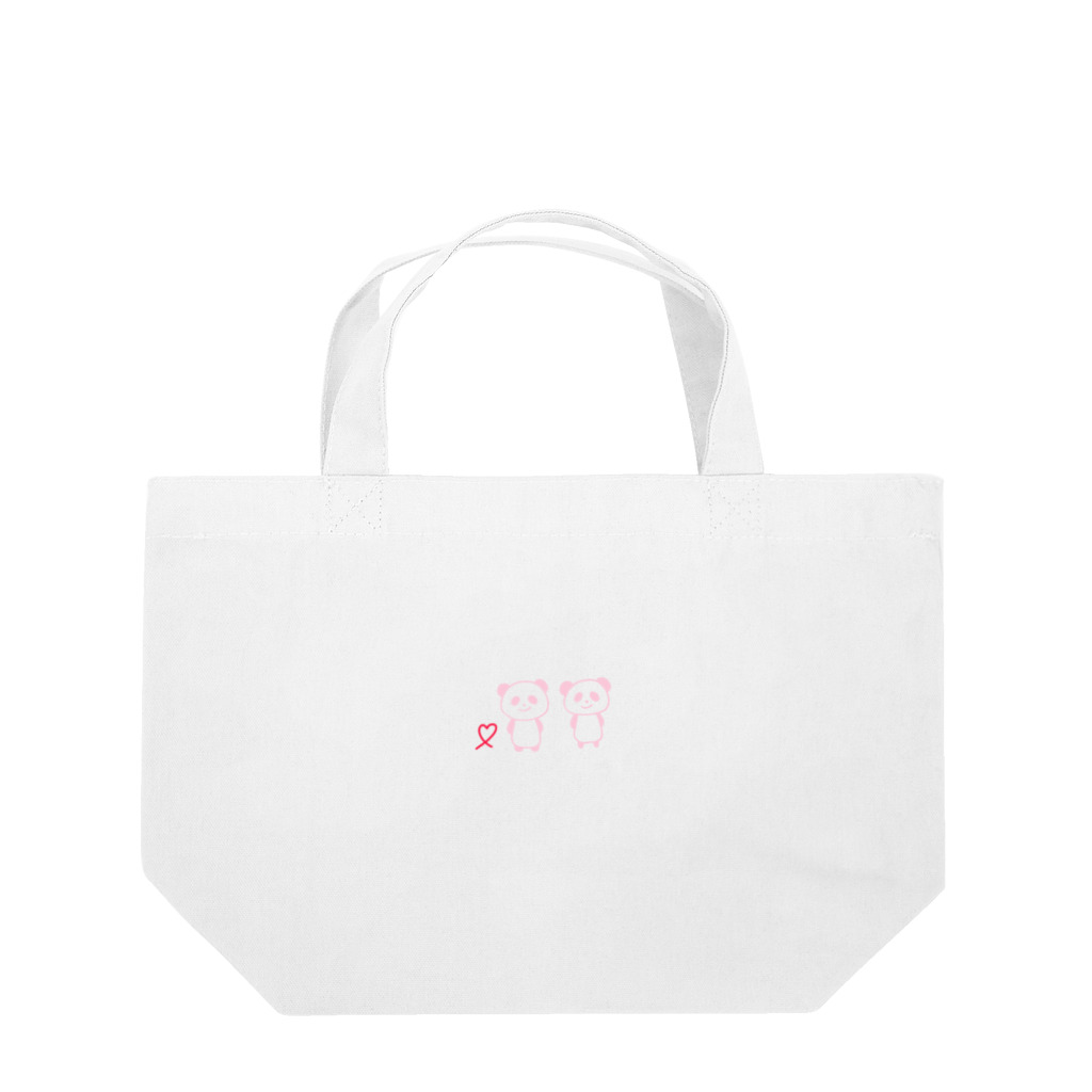 ぽてこのゆるぱんだ。ぴんく Lunch Tote Bag