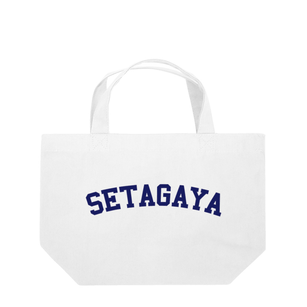 せたが屋さんの世田谷グッズ　ネイビーロゴ（setagaya item） ランチトートバッグ