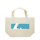 U0のはみ出るアヒル「四角いまど」 Lunch Tote Bag