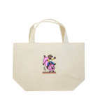 P-STYLEの豚のロデオ Lunch Tote Bag
