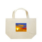 日々好日屋2号店の田んぼと夕焼け Lunch Tote Bag