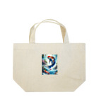 NaturalCanvasの鯉の滝登り Lunch Tote Bag