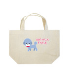 tomokomiyagamiのビションフリーゼ ブルー Lunch Tote Bag