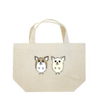 チワワのメロとミルク　「まんまるいぬ」YouTuber犬のチワワのメロとミルクのグッズ Lunch Tote Bag