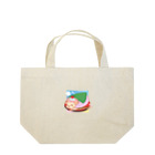 さちあきのおみせの季節のさくら餅ハリネズミ Lunch Tote Bag