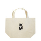 kinako-japanのくつした猫のくろみつ Lunch Tote Bag