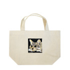 チョークアートグッズ😊のチョークアートの子猫ちゃん😊 ランチトートバッグ