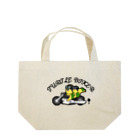 chicodeza by suzuriの亀亀バイカー Lunch Tote Bag