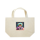 Happy Hub"（ハッピー・ハブ）のふうわか猫 Lunch Tote Bag