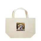 Makoto_Kawano Designの可愛すぎるわんちゃん可愛い🐶 Lunch Tote Bag