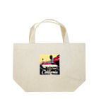 めそぽのカリフォルニアの白い車 Lunch Tote Bag