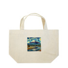 鷹鷹のゴッホ風フジヤマ Lunch Tote Bag