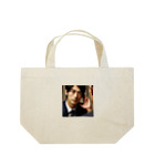 0416artのイケメンサラリーマン Lunch Tote Bag