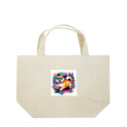 TokyoKimchiの柴犬ウニのスケボー Lunch Tote Bag