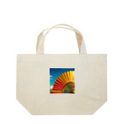 810aoの開運扇子 Lunch Tote Bag