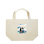 あかいはちのラブロマンスのカップル Lunch Tote Bag