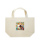 ANTARESの今日もハッピーな柴犬 Lunch Tote Bag
