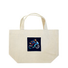 justraverのラインアートバイク（スーパーバイク） Lunch Tote Bag