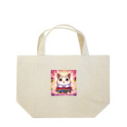 「動物ミリ屋」の読書推進ハム～ Lunch Tote Bag