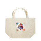 【ma chérie】A treasury of love.のカラフルバッファロー Lunch Tote Bag