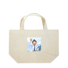 なお（ｻﾗﾘｰﾏﾝ）＠AI使って情報発信中の寝グセ？＠サラリーマン Lunch Tote Bag