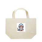 IloveCatのサメのフードを被った愛くるしい子猫 Lunch Tote Bag