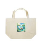 hayato0402の泳ぐわんこ Lunch Tote Bag