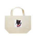 ベリーBellyの黒猫ベリーダンス Lunch Tote Bag