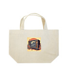 日本の風景 COOL JAPANの日本の風景:高度成長期の家電製品「テレビ」、Japanese scenery: Television, a home appliance during the period of high growth Lunch Tote Bag