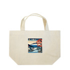 Ikinuke collection Caseの日本の文化 Lunch Tote Bag