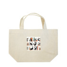 PURINPURINのブラックキャット Lunch Tote Bag