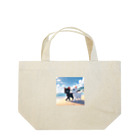 ホタテ のお散歩猫シリーズ Lunch Tote Bag