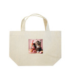 Y m @Y's shopの猫とマカロン Lunch Tote Bag
