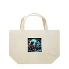 momonekokoのROCKな恐竜 Lunch Tote Bag