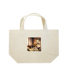 EMAKIの和紋様 x 猫　竹と猫の和室 Lunch Tote Bag