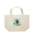 wankoyのサーファーダックスフンド Lunch Tote Bag